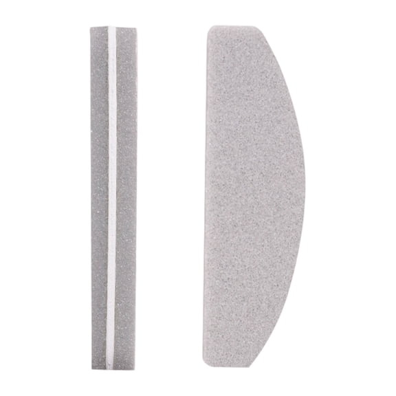 Sponge Strips Washable Double Strips for Manicure Tools Reusable Soft Foam Files Polish Buffer Set, 3.46*1.01*0.47 inch, Grey