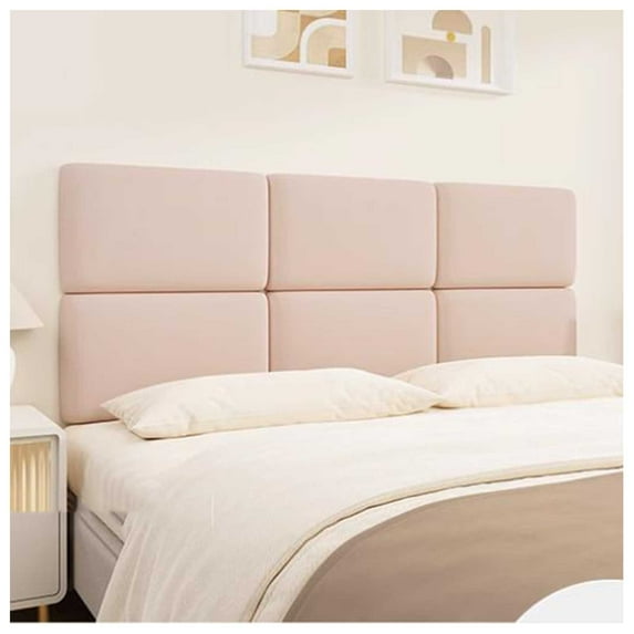 Sponge Wall Panels Covered Padded Panels as Headboard or Impact Protection, Padded Wallpaper Wall Panels, Self-adhesive, Waterproof, Acoustic Wall Decor