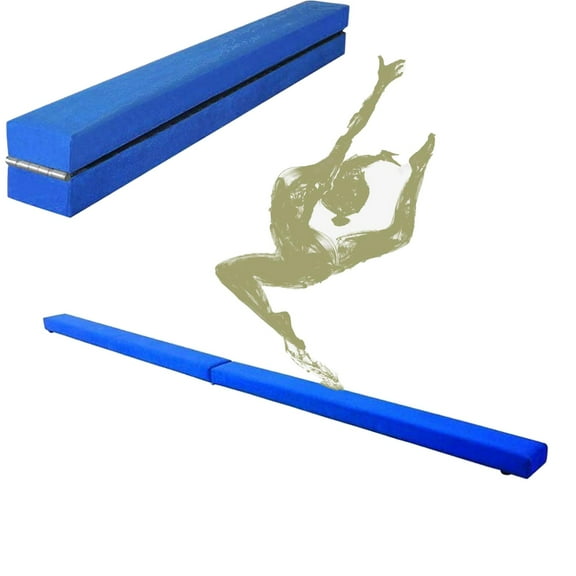 Sponge balance wood, 210cm gymnastics balance beam, children's training folding single wooden bridge, fitness, training, gymnastics