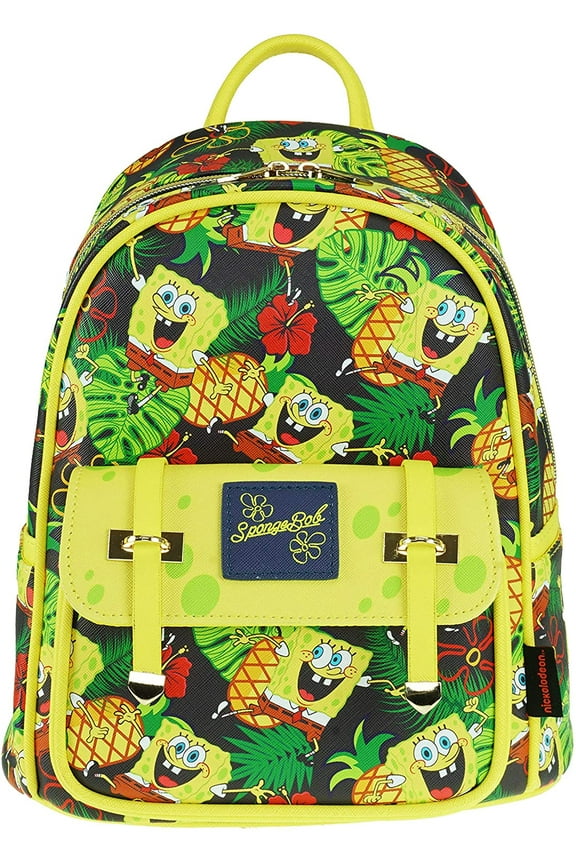 SpongeBob 11" Faux Leather Mini Backpack - A21036