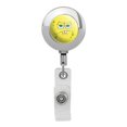 thumbnail image 1 of SpongeBob Angry Face Retractable Reel Premium Metal Chrome Badge ID Card Holder Clip, 1 of 1