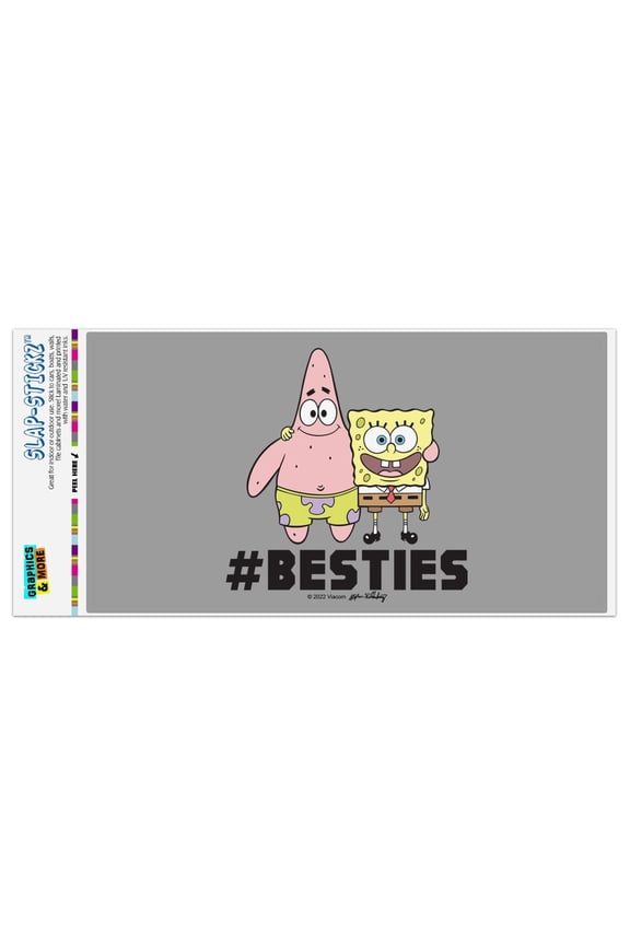 SpongeBob Besties Automotive Car Window Locker Bumper Sticker