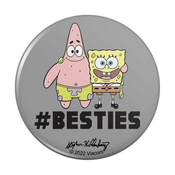 SpongeBob Besties Kitchen Refrigerator Locker Button Magnet
