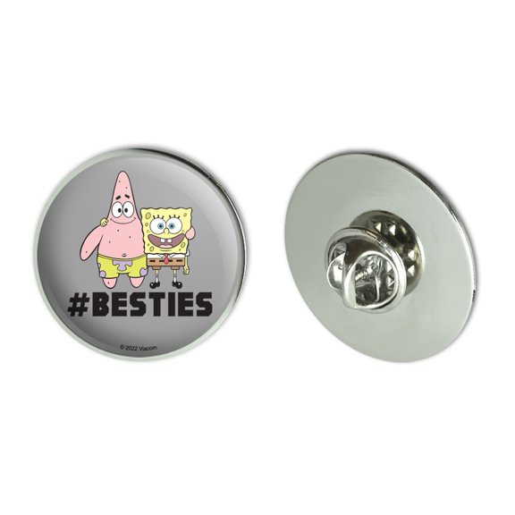 SpongeBob Besties Metal 1.1" Tie Tack Hat Lapel Pin Pinback