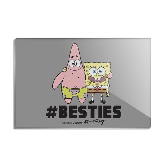SpongeBob Besties Rectangle Acrylic Fridge Refrigerator Magnet