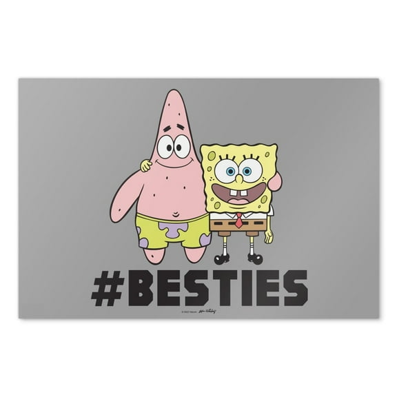SpongeBob Besties Wall Art Picture Paper Poster Dcor Home Decoration