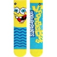thumbnail image 1 of ODD SOX – SpongeBob Big Face Crew Socks for Big Kids 7–10 Years – Colorful Cartoon Character Socks,, 1 of 3