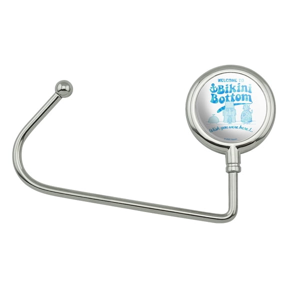 SpongeBob Bikini Bottom Welcome Purse Bag Hanger Holder Hook