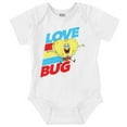 thumbnail image 1 of SpongeBob Cartoon Heart Love Bug Romper Boys or Girls Infant Baby Brisco Brands 6M, 1 of 6