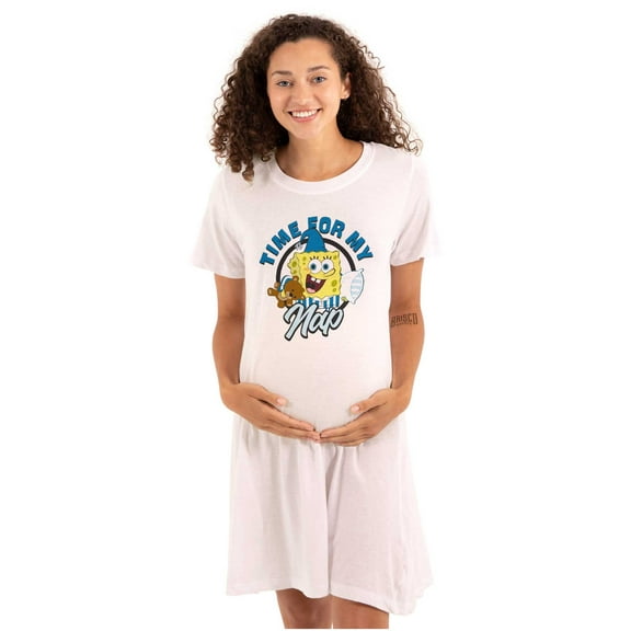 SpongeBob Cartoon Time for My Nap Women's Maternity Dress Brisco Brands X