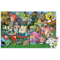 SpongeBob - Characters Wall Poster with Push Pins, 22.375" x 34"