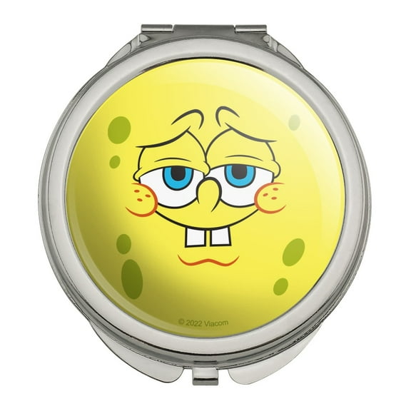 SpongeBob Confident Face Compact Travel Purse Handbag Makeup Mirror