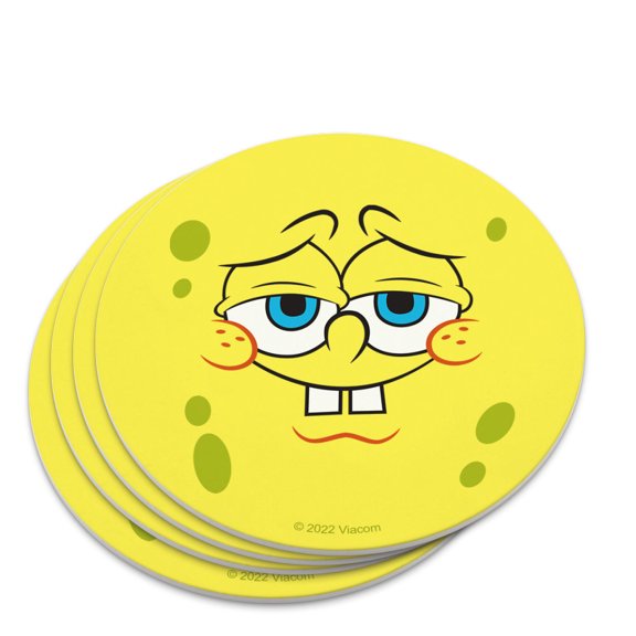 SpongeBob Confident Face Novelty Coaster Set