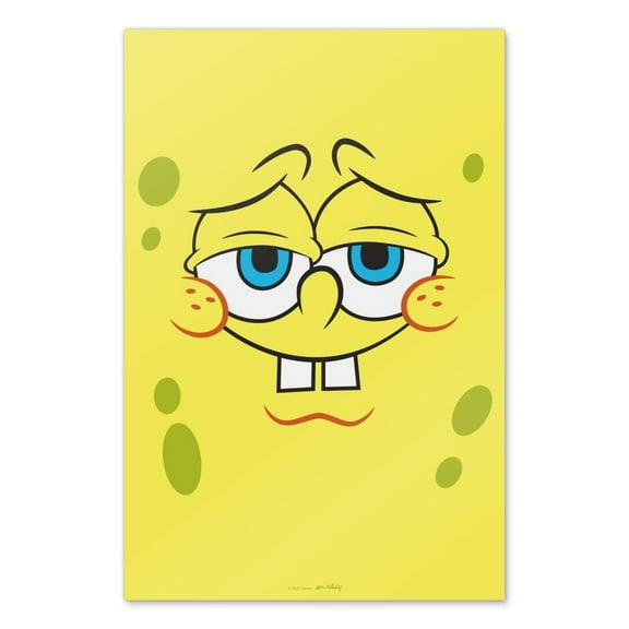 SpongeBob Confident Face Wall Art Picture Paper Poster Dcor Home Decoration
