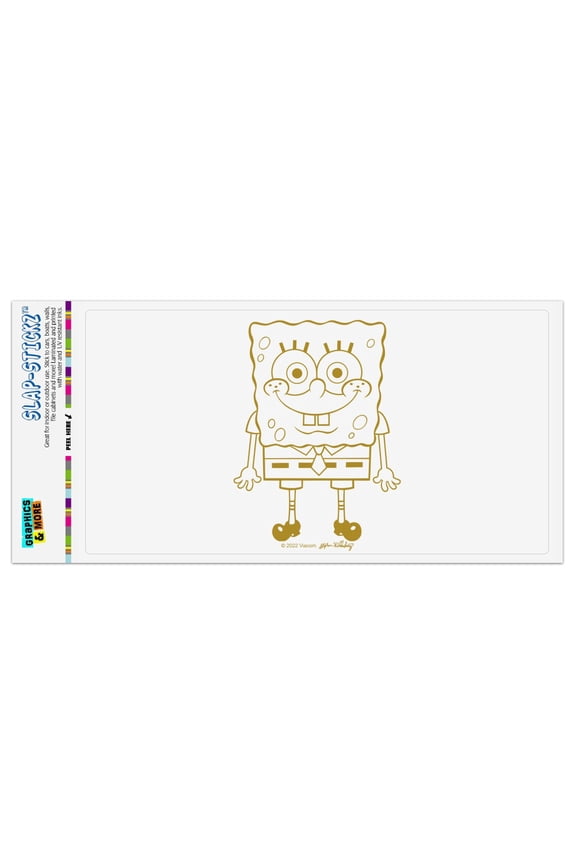 SpongeBob Full Front Automotive Car Window Locker Bumper Sticker