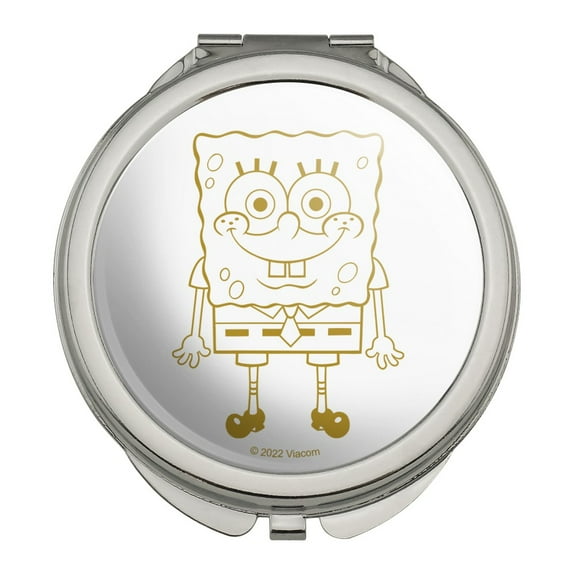 SpongeBob Full Front Compact Travel Purse Handbag Makeup Mirror