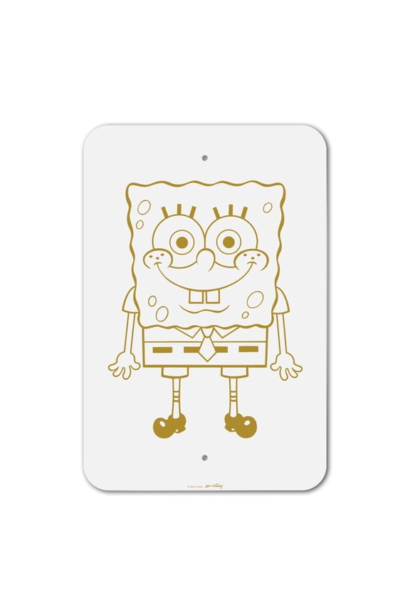 SpongeBob Full Front Home Business Office Sign