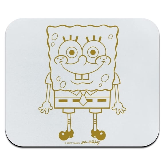 Spongebob Full Front Low Profile Thin Mouse Pad Mousepad