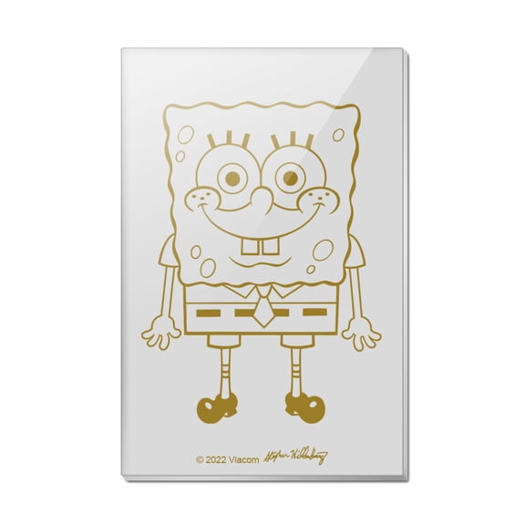 SpongeBob Full Front Rectangle Acrylic Fridge Refrigerator Magnet