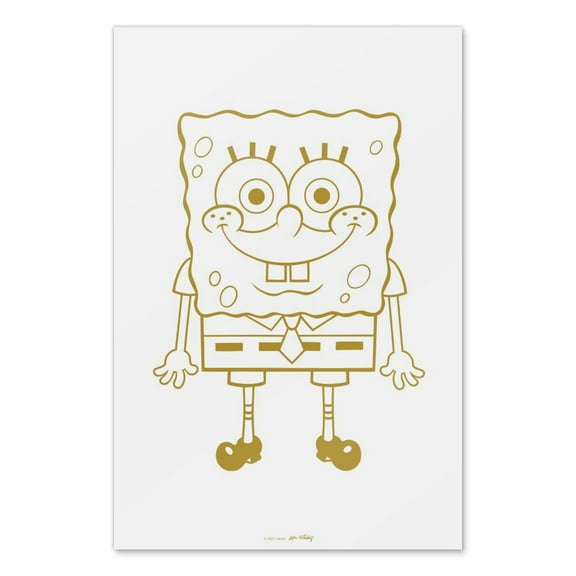 SpongeBob Full Front Wall Art Picture Paper Poster Dcor Home Decoration