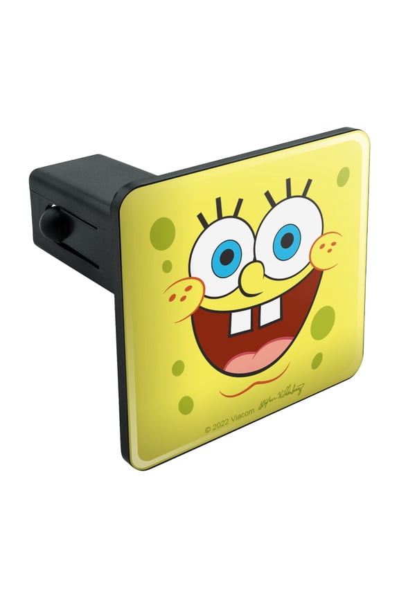 SpongeBob Goofy Smile Face Tow Trailer Hitch Cover Plug Insert