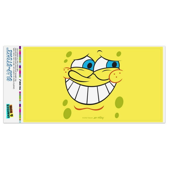 SpongeBob Guilty Face Automotive Car Window Locker Bumper Sticker