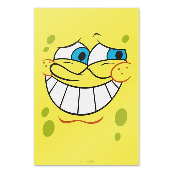 SpongeBob Guilty Face Wall Art Picture Paper Poster Dcor Home Decoration
