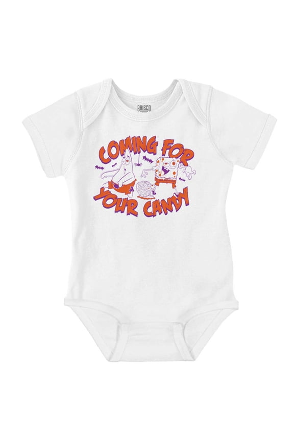 SpongeBob Halloween Coming For Candy Baby Romper Boys or Girls
