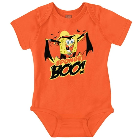 SpongeBob Halloween Sponge Boo Pun Baby Romper Boys or Girls