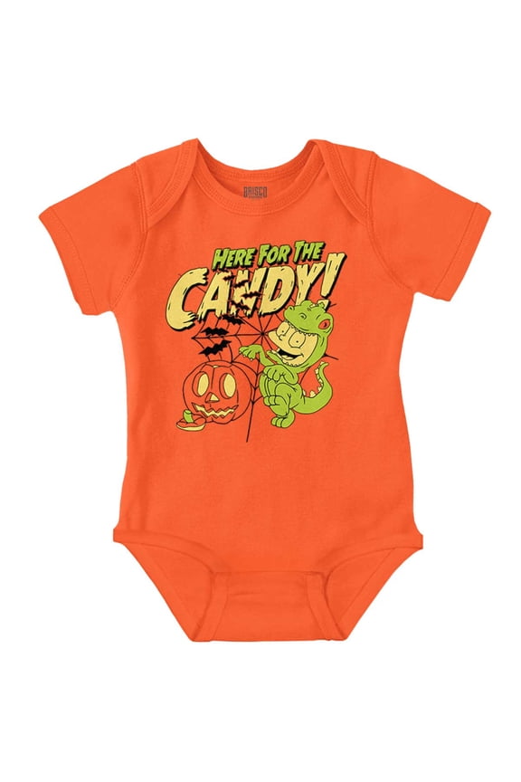 SpongeBob Halloween Sponge Boo Pun Romper Boys or Girls Infant Baby Brisco Brands NB