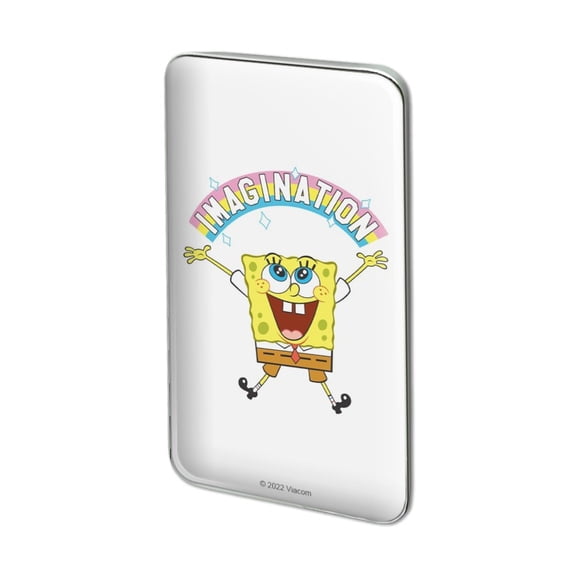 SpongeBob Imagination Rainbow Metal Rectangle Lapel Hat Pin Tie Tack Pinback
