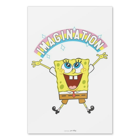 SpongeBob Imagination Rainbow Wall Art Picture Paper Poster Dcor Home Decoration