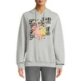 thumbnail image 1 of SpongeBob Juniors' Graphic Hooded Pullover Sweatshirt, 1 of 5