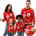 thumbnail image 1 of SpongeBob Kids Christmas Graphic Sweatshirts for Boys And Girls Holiday Pullover Tops Family Matching sets Sizes 2-9Y, 1 of 14