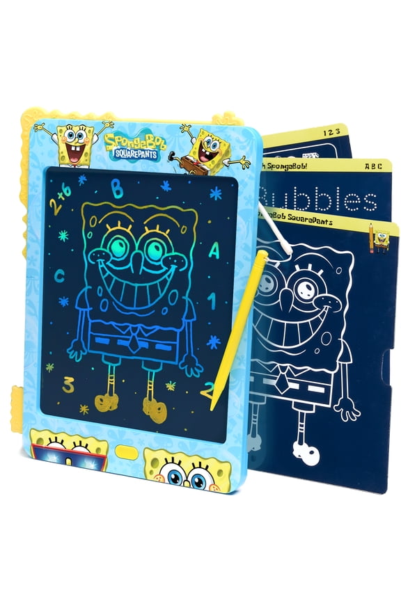 SpongeBob SquarePants LCD Writing Tablet & Doodle Board with Stylus and Cards