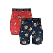 SpongeBob Men's 2-Pack Boxer Briefs, Sizes M-XL
