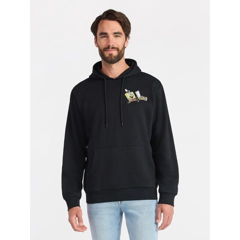 Men's & Big Men's Graphic Fleece Hoodie with Long Sleeves, Sizes S-3XL