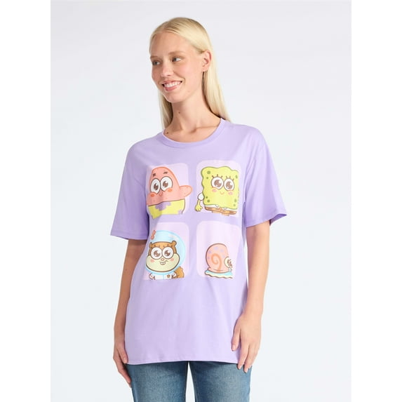 SpongeBob SquarePants Men's Graphic Tee with Short Sleeves, Sizes S-3XL