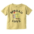 thumbnail image 1 of SpongeBob Motivational Spread Love Toddler Boy Girl T Shirt Infant Toddler Brisco Brands 6M, 1 of 6