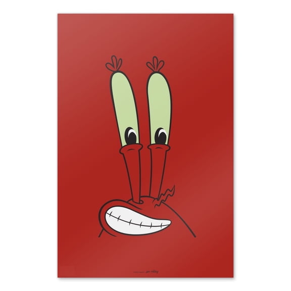 SpongeBob Mr. Krabs Face Home Business Office Sign