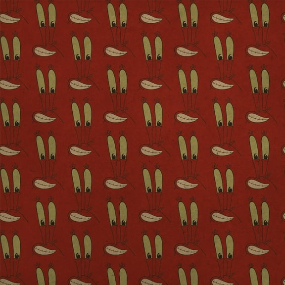 SpongeBob Mr. Krabs Face Premium Kraft Roll Gift Wrap Wrapping Paper