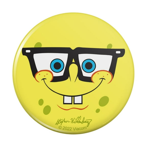 SpongeBob Nerd Face Kitchen Refrigerator Locker Button Magnet