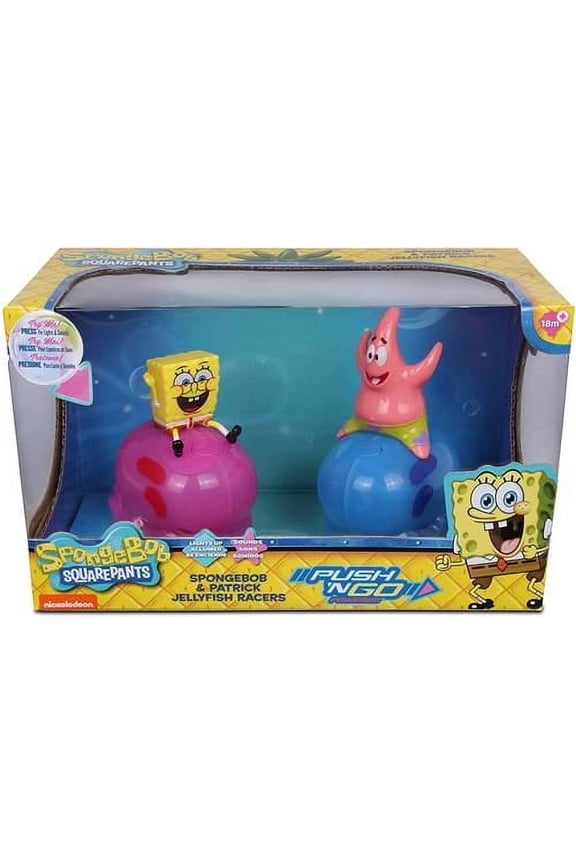 SpongeBob & Patrick Jellyfish Racers 2 Pack
