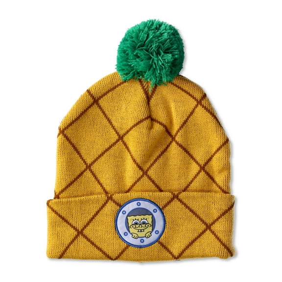 SpongeBob Pineapple Men's Yellow Beanie