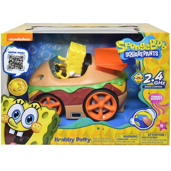 SpongeBob RC Krabby Patty 2.4GHz Turbo Boost