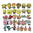 thumbnail image 1 of SpongeBob Shoe Charms - 32pcs Cute Cartoon Clog Decorations: For Shoes & Bracelets, 1 of 6