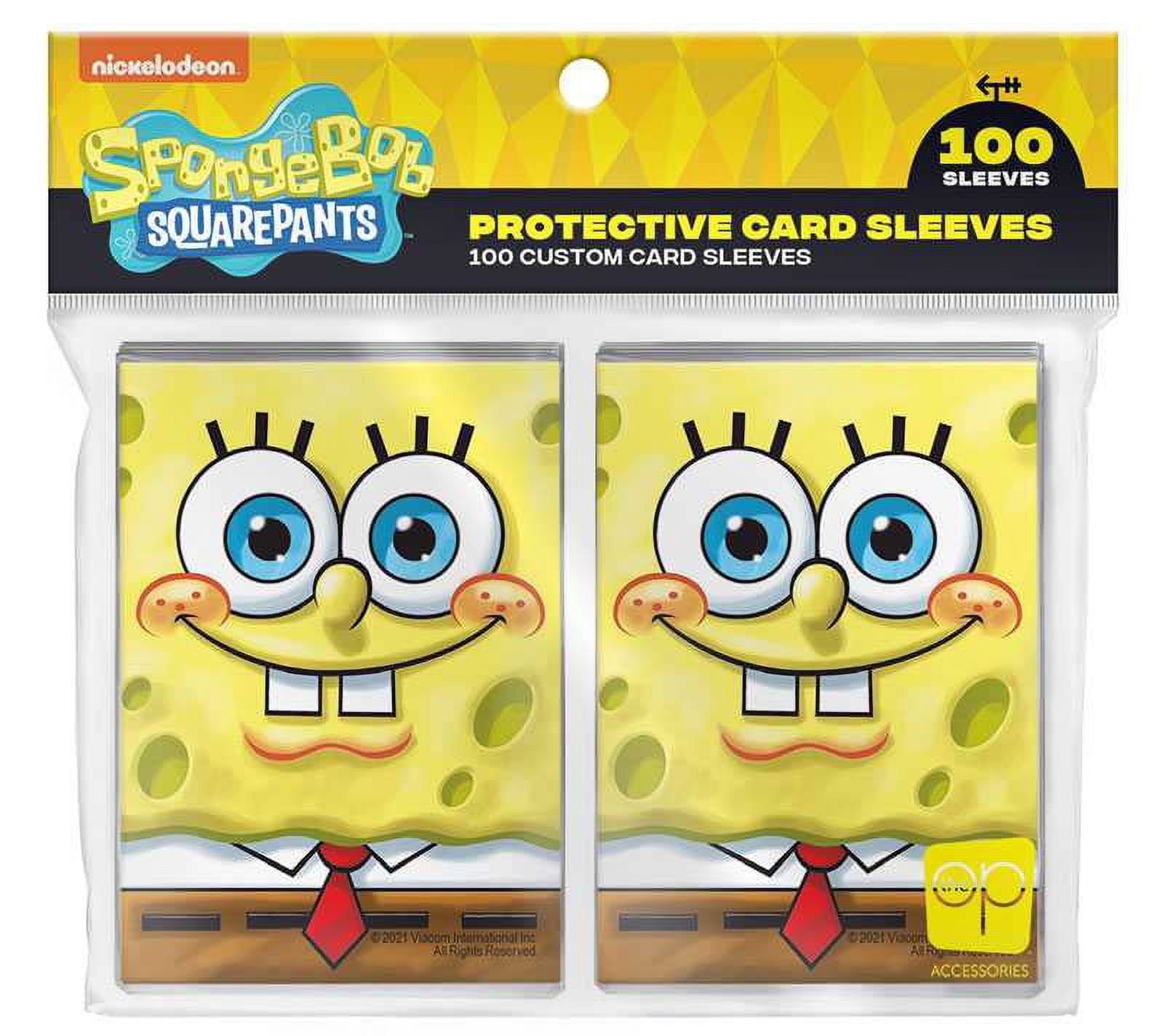 SpongeBob Square Pants Protective Card Sleeves 100ct - Walmart.com