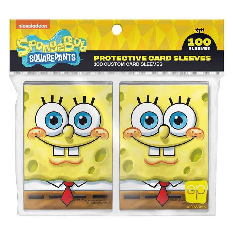 SpongeBob Square Pants Protective Card Sleeves 100ct - Walmart.com
