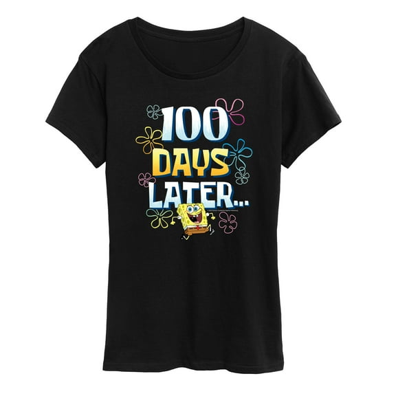 SpongeBob SquarePants - 100 Days Later - Women's Short Sleeve Graphic T-Shirt