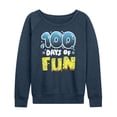 thumbnail image 1 of SpongeBob SquarePants - 100 Days Of Fun - Women's Lightweight French Terry Long Sleeve Shirt, 1 of 6